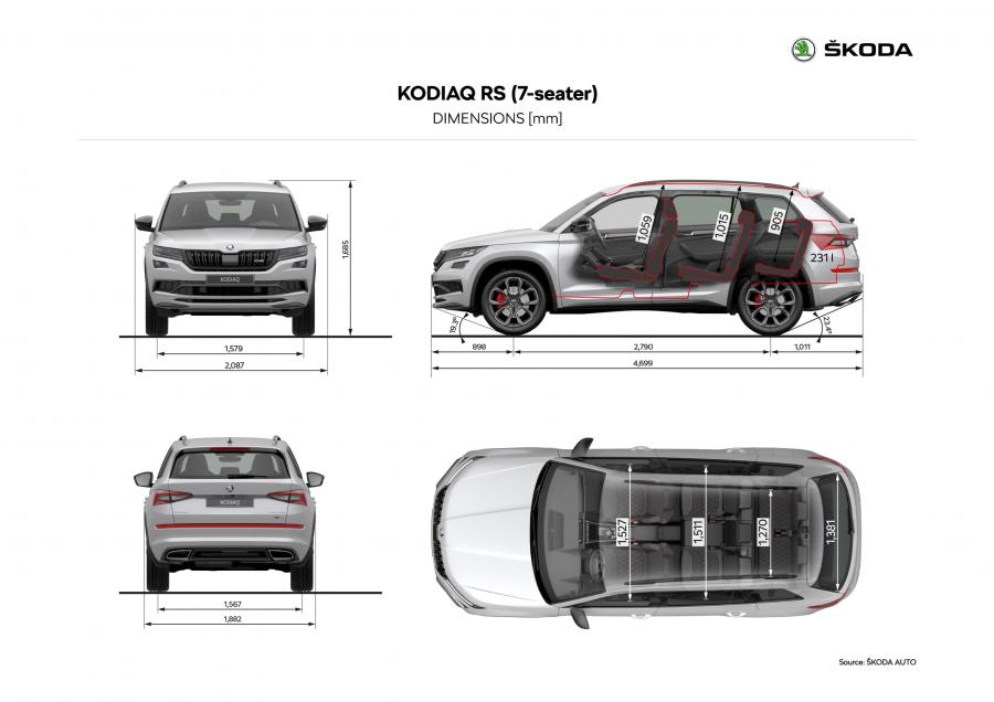 Схема Skoda Kodiaq RS 2019 года  (WW) (фото 72 из 159)